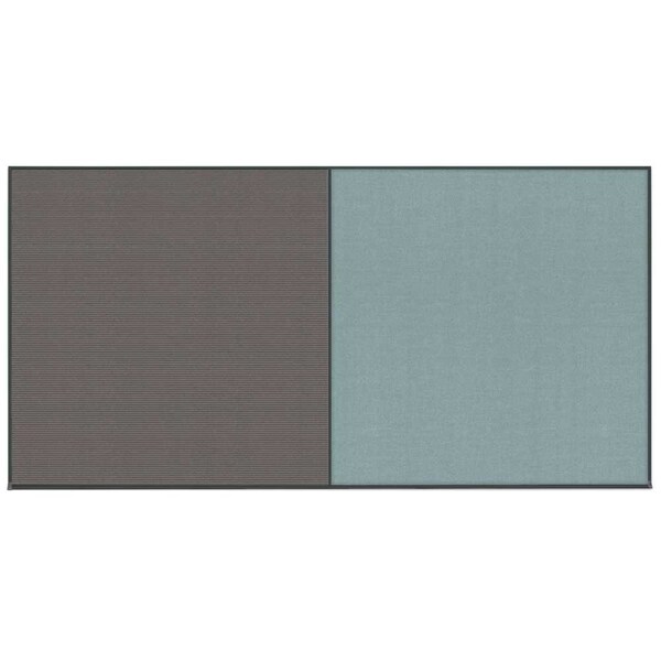 Enclosed Corkboard, 1 Door, 60"x36", 4" Fra